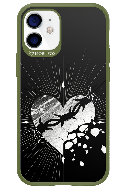 Fehér Szív 2.0 - Apple iPhone 12 Mini