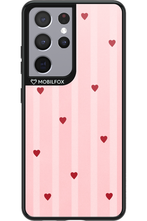 Red Little Hearts 2.0 - Samsung Galaxy S21 Ultra