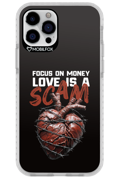 Focus on money, love is a scam - Apple iPhone 12 Pro