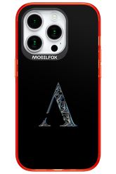 ⁠ ⁠Azteca A Chrome Logo - Apple iPhone 15 Pro