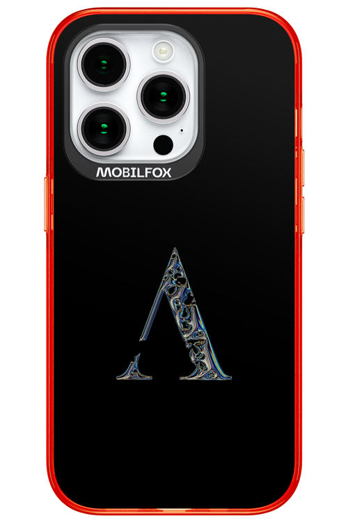 ⁠ ⁠Azteca A Chrome Logo - Apple iPhone 15 Pro