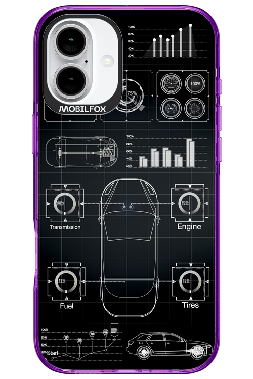 Cyber Grid 2.0 - Apple iPhone 16 Plus