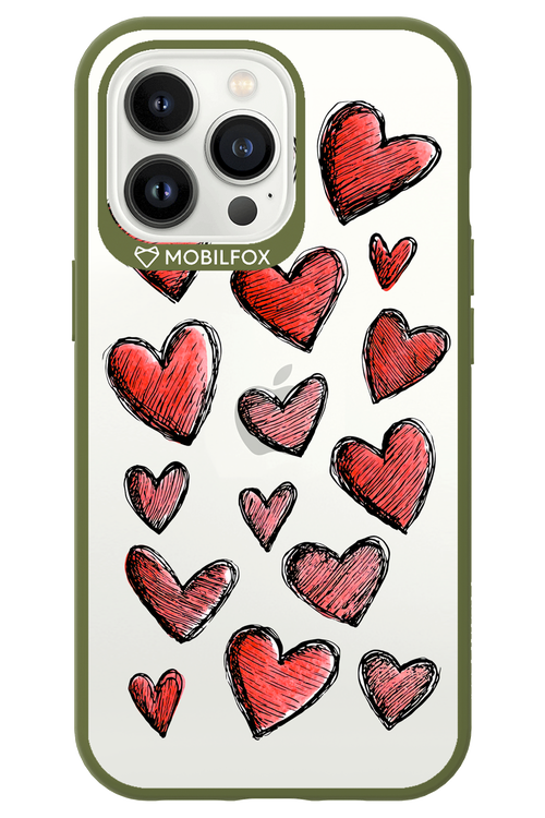 Red Love Transparent 2.0 - Apple iPhone 13 Pro