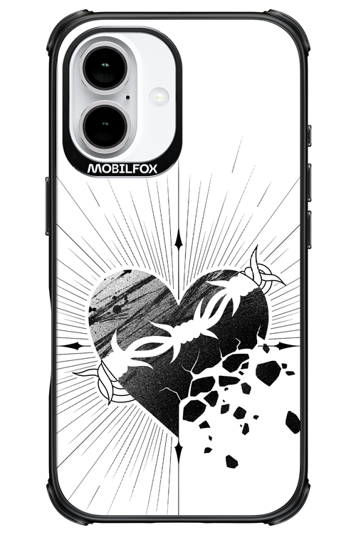 Fekete Szív - Apple iPhone 16