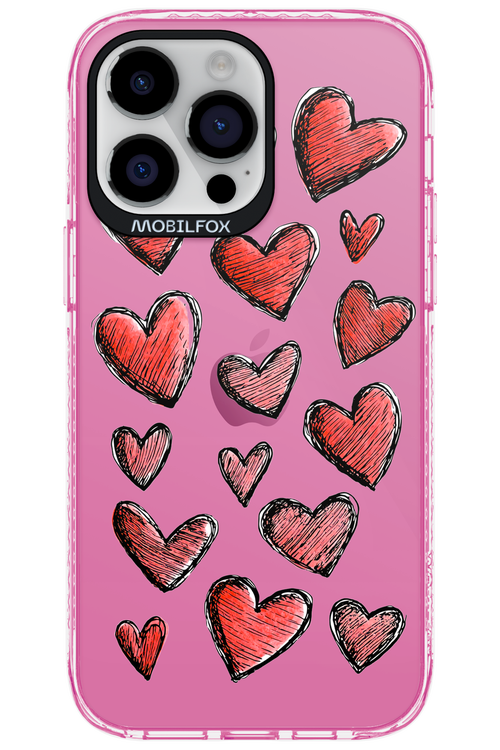 Red Love Transparent 2.0 - Apple iPhone 14 Pro Max