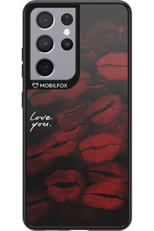 LOVE U BLACK 2.0 - Samsung Galaxy S21 Ultra