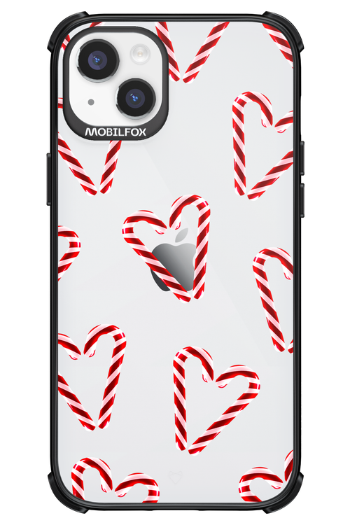 Candy Cane Hearts - Apple iPhone 14 Plus