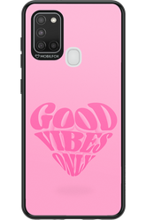 Good Vibes Heart - Samsung Galaxy A21 S