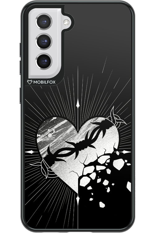 Fehér Szív 2.0 - Samsung Galaxy S21 FE