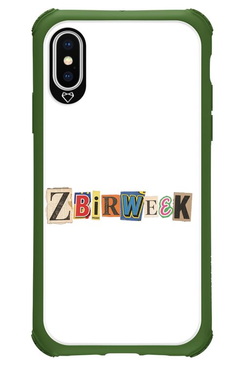 Zbirweek (white) 2.0 - Apple iPhone X