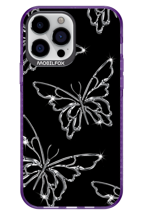 Silver Butterfly 2.0 - Apple iPhone 13 Pro Max