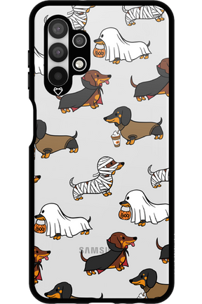 Scary Dachshund (Transparent) - Samsung Galaxy A13 4G