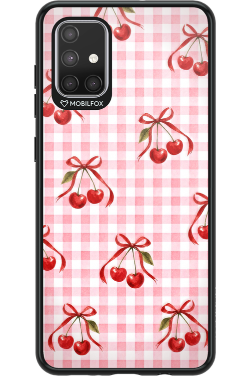 Pink Cherry Checked 2.0 - Samsung Galaxy A71