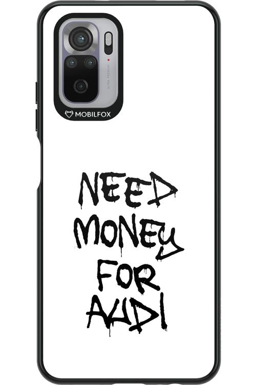 Need Money For Audi Black - Xiaomi Redmi Note 10