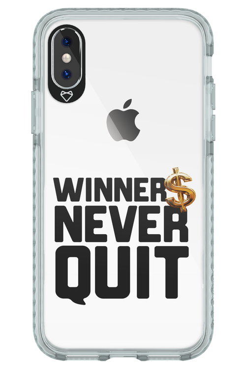 Winners Never Quit - Apple iPhone X