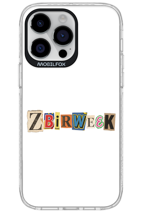 Zbirweek (white) 2.0 - Apple iPhone 14 Pro Max