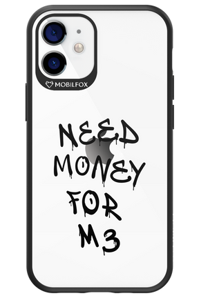 Need M3 Transparent Black - Apple iPhone 12 Mini