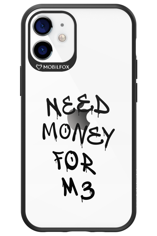 Need M3 Transparent Black - Apple iPhone 12 Mini