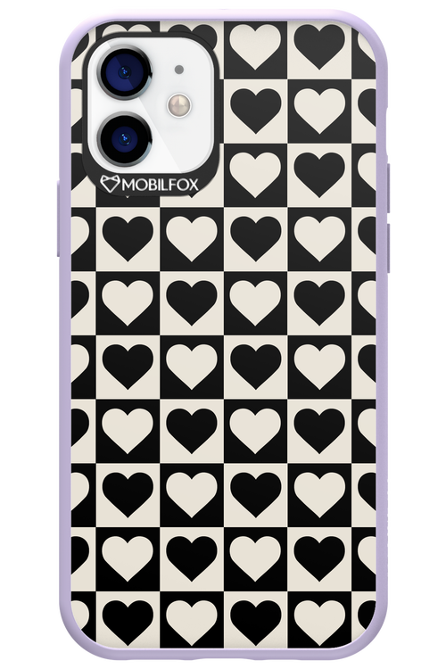 Checkered Heart - Apple iPhone 12