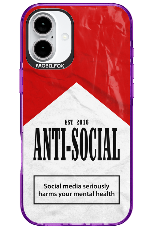 ANTI-SOCIAL II 2.0 - Apple iPhone 16 Plus