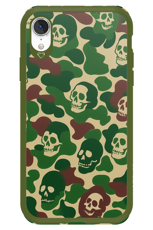 Camo Skull - Apple iPhone XR