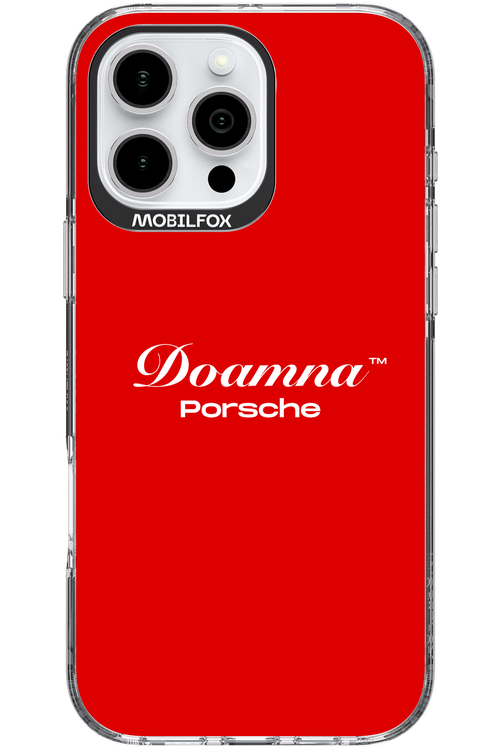 Doamna Porsche (red) - Apple iPhone 16 Pro Max
