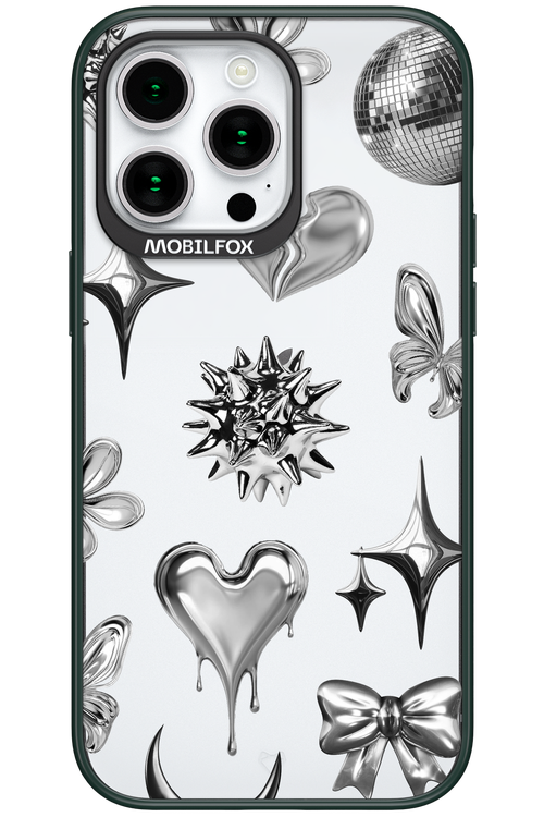 Silver Zone Transparent - Apple iPhone 15 Pro Max
