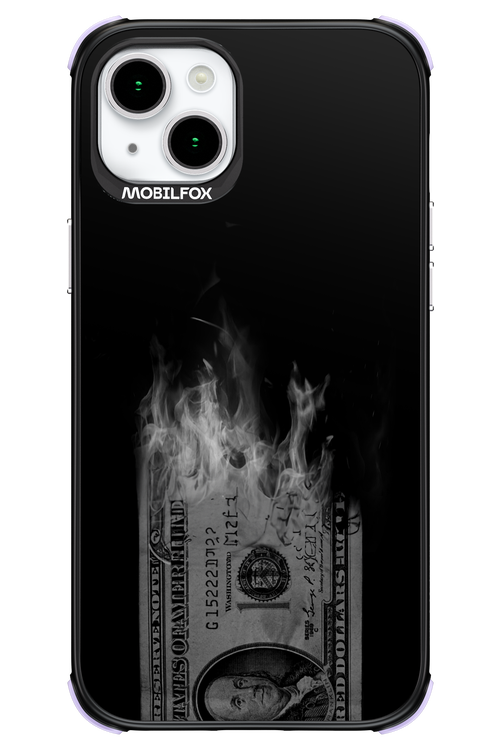 Money Burn B&W 2.0 - Apple iPhone 15 Plus