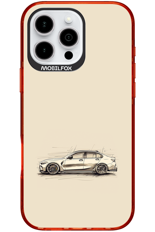 Sketch Car - Apple iPhone 16 Pro Max