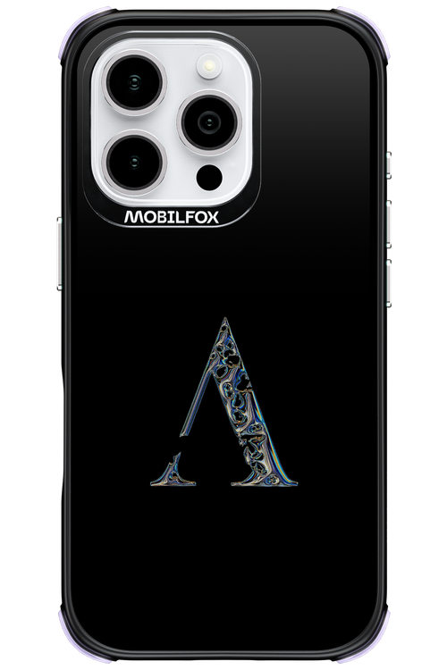 ⁠ ⁠Azteca A Chrome Logo - Apple iPhone 16 Pro