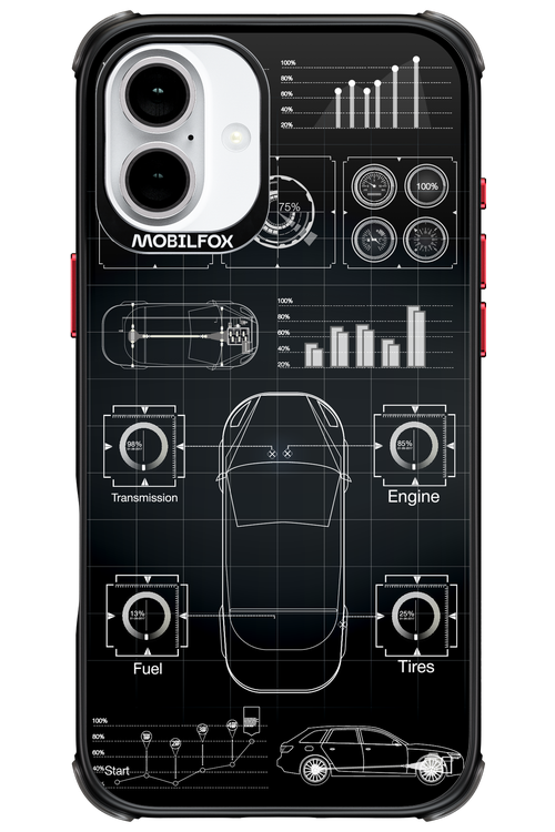 Cyber Grid 2.0 - Apple iPhone 16 Plus