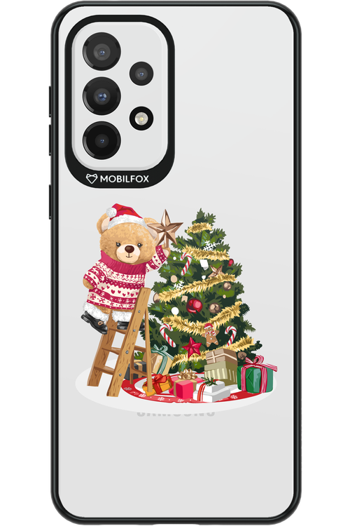 Christmas Bear (Transparent) - Samsung Galaxy A33