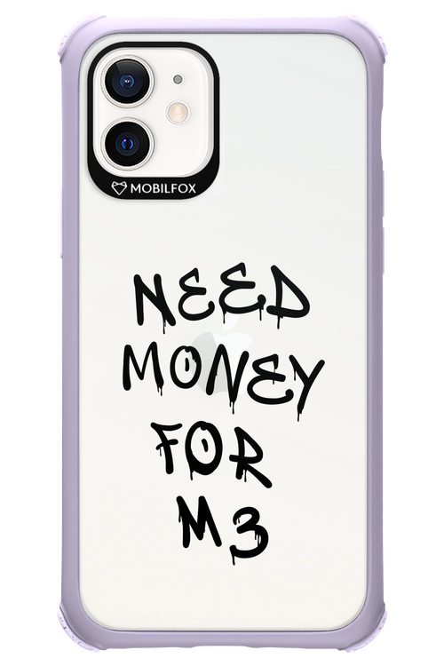 Need M3 Transparent Black - Apple iPhone 12