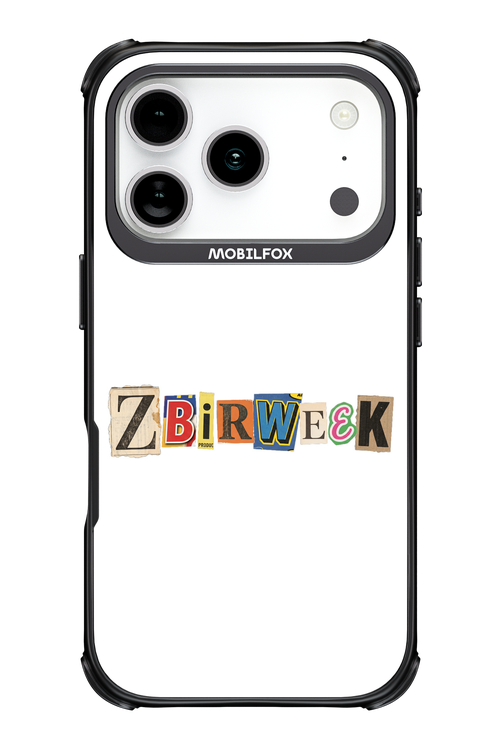 Zbirweek (white) 2.0 - Apple iPhone 17 Pro