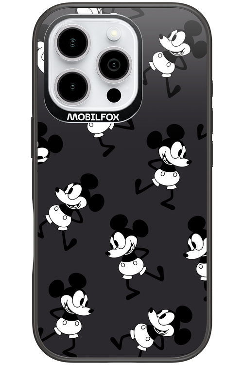 Iconic Mouse (antracite pattern) - Apple iPhone 16 Pro