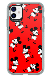 Iconic Mouse (red pattern) - Apple iPhone 11
