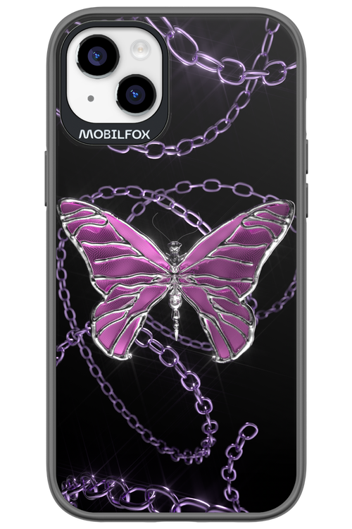 Butterfly Necklace - Apple iPhone 14 Plus