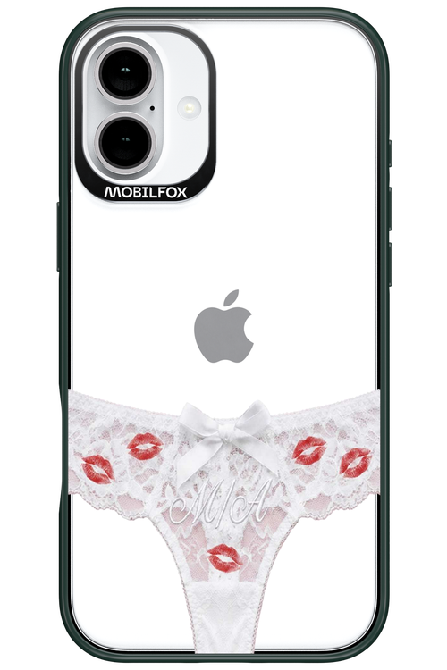 White Panties Transparent 2.0 - Apple iPhone 16 Plus
