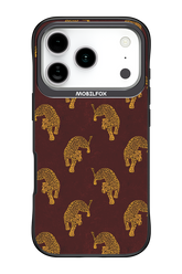 Burgundy Leopard Pattern - Apple iPhone 17 Pro