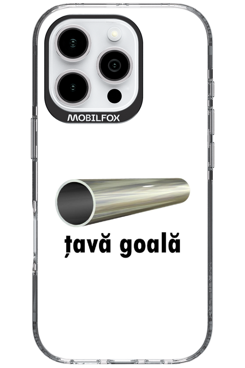 Țavă Goală White - Apple iPhone 16 Pro