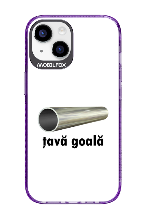 Țavă Goală White - Apple iPhone 14