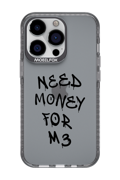Need M3 Transparent Black - Apple iPhone 13 Pro