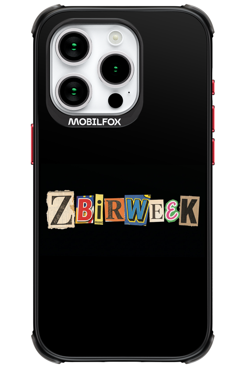 Zbirweek (black) 2.0 - Apple iPhone 15 Pro