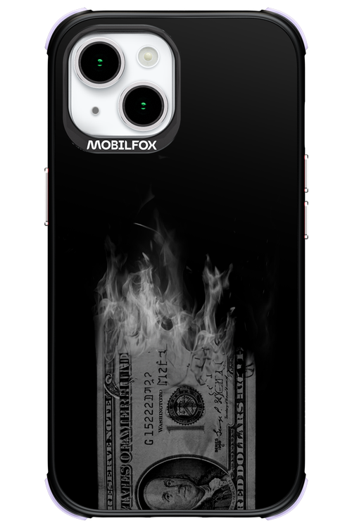 Money Burn B&W 2.0 - Apple iPhone 15
