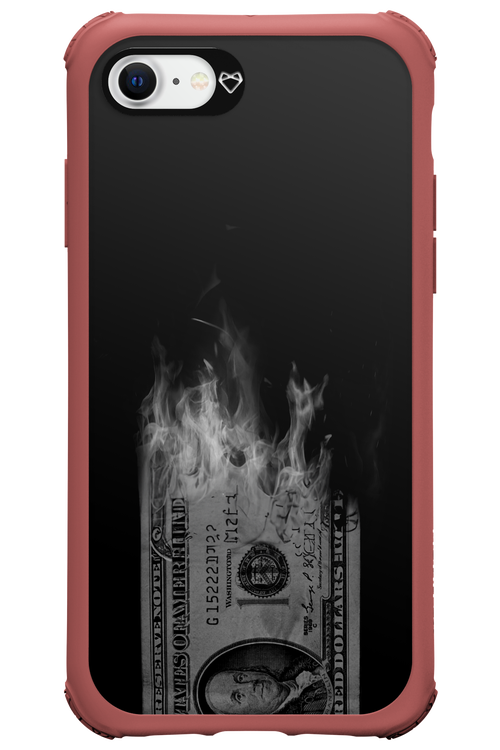 Money Burn B&W 2.0 - Apple iPhone SE 2020