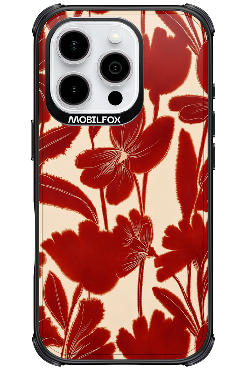 Burgundy Flowers 2.0 - Apple iPhone 16 Pro