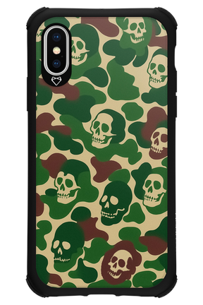 Camo Skull - Apple iPhone X