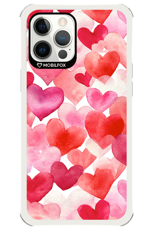 Water Painted Heart 2.0 - Apple iPhone 12 Pro Max