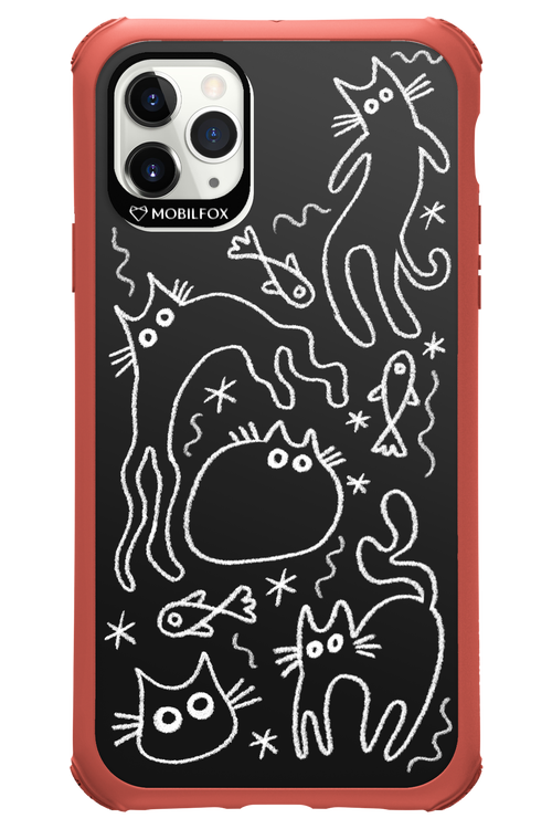 CHALK_CATS 2.0 - Apple iPhone 11 Pro Max