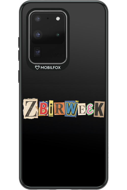 Zbirweek (black) 2.0 - Samsung Galaxy S20 Ultra 5G